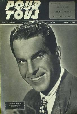 FILMS POUR TOUS magazine side cover Issue 17 6 August 1946