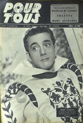 FILMS POUR TOUS magazine side cover Issue 26 8 October 1946