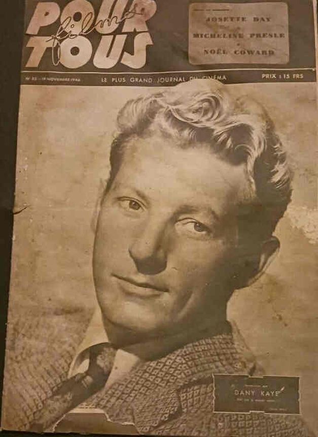 FILMS POUR TOUS magazine side cover Issue 32 19 November 1946