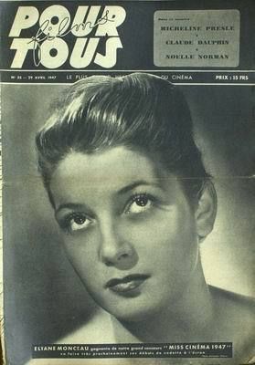 FILMS POUR TOUS magazine side cover Issue 55 29 April 1947