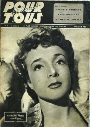 FILMS POUR TOUS magazine side cover Issue 58 20 May 1947