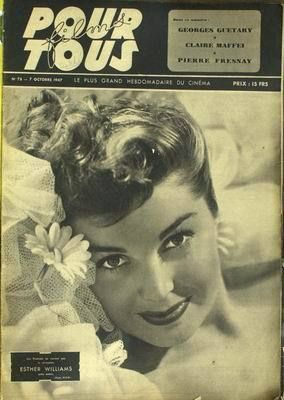 FILMS POUR TOUS magazine side cover Issue 78 7 October 1947