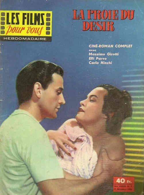 FILMS POUR VOUS | LES magazine side cover Issue 4 17 December 1956