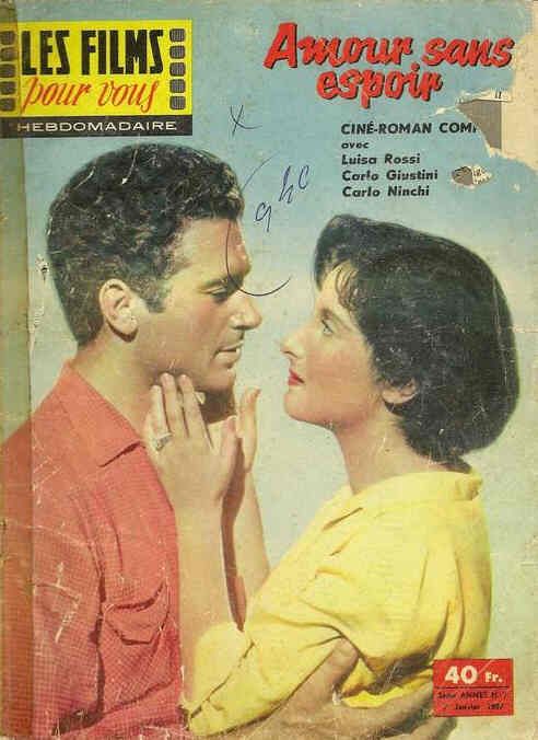 FILMS POUR VOUS | LES magazine side cover Issue 7 7 January 1957
