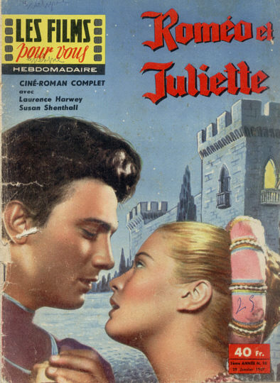 FILMS POUR VOUS | LES magazine side cover Issue 10 28 January 1957