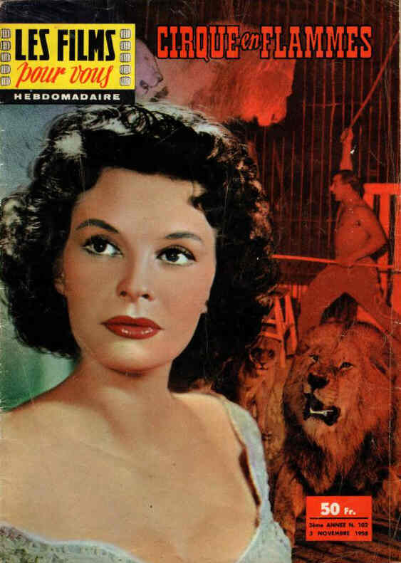 FILMS POUR VOUS | LES magazine side cover Issue 102  1958