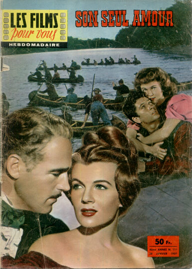 FILMS POUR VOUS | LES magazine side cover Issue 111 26 January 1959