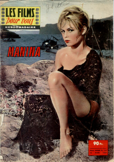 FILMS POUR VOUS | LES magazine side cover Issue 118 16 March 1959