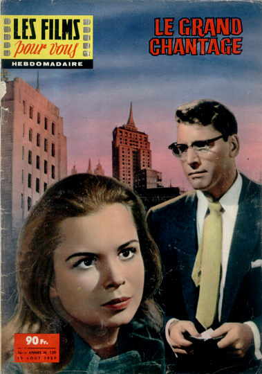 FILMS POUR VOUS | LES magazine side cover Issue 139 10 August 1959