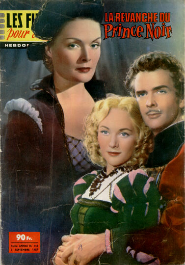 FILMS POUR VOUS | LES magazine side cover Issue 143 7 September 1959