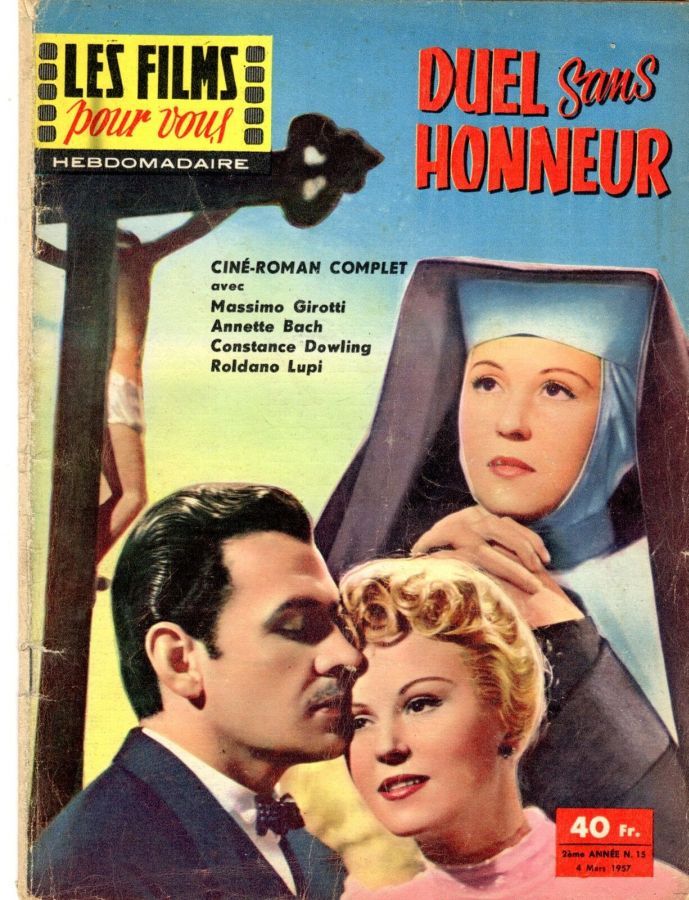 FILMS POUR VOUS | LES magazine side cover Issue 15 4 March 1957