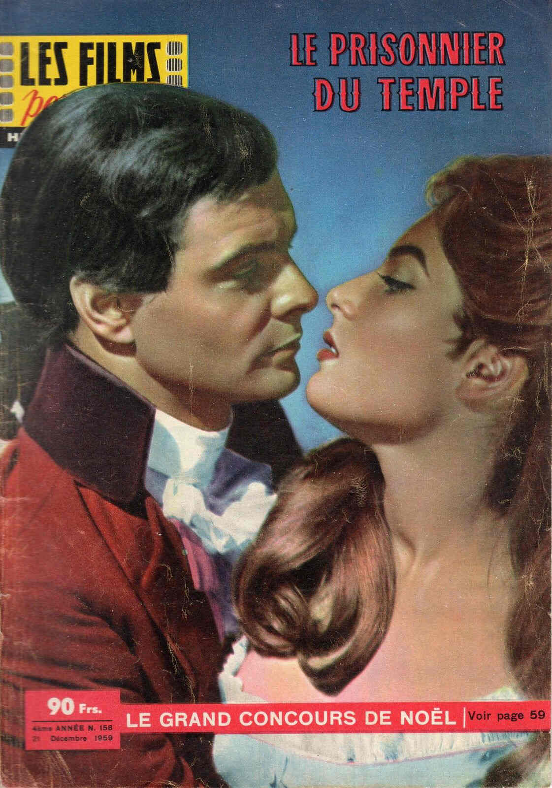 FILMS POUR VOUS | LES magazine side cover Issue 158 21 December 1959