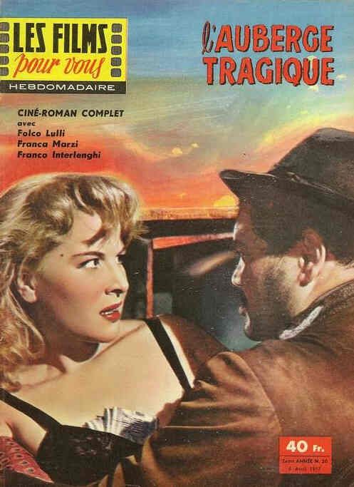 FILMS POUR VOUS | LES magazine side cover Issue 20 8 April 1957