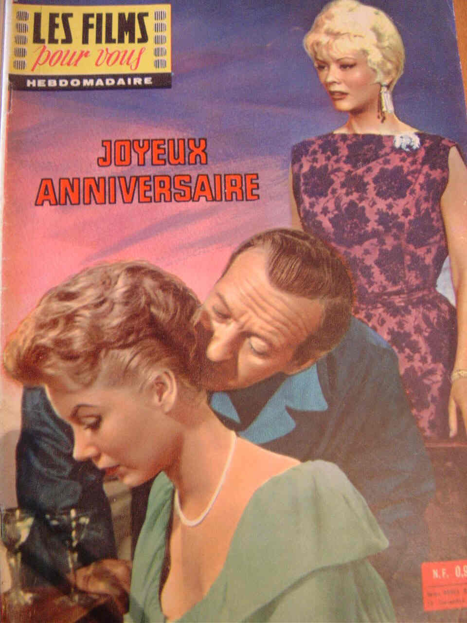 FILMS POUR VOUS | LES magazine side cover Issue 209 12 December 1960