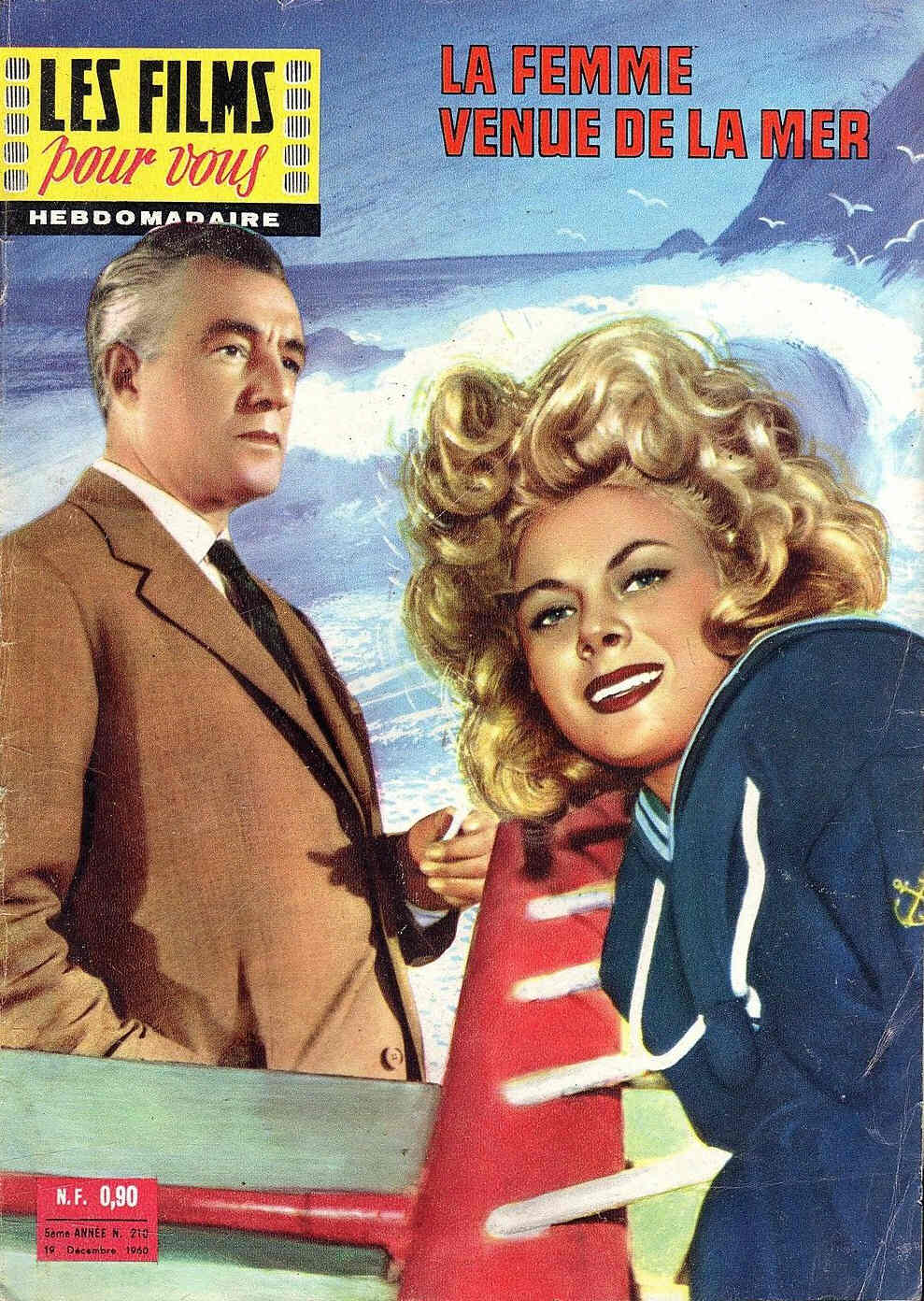 FILMS POUR VOUS | LES magazine side cover Issue 210 19 December 1960