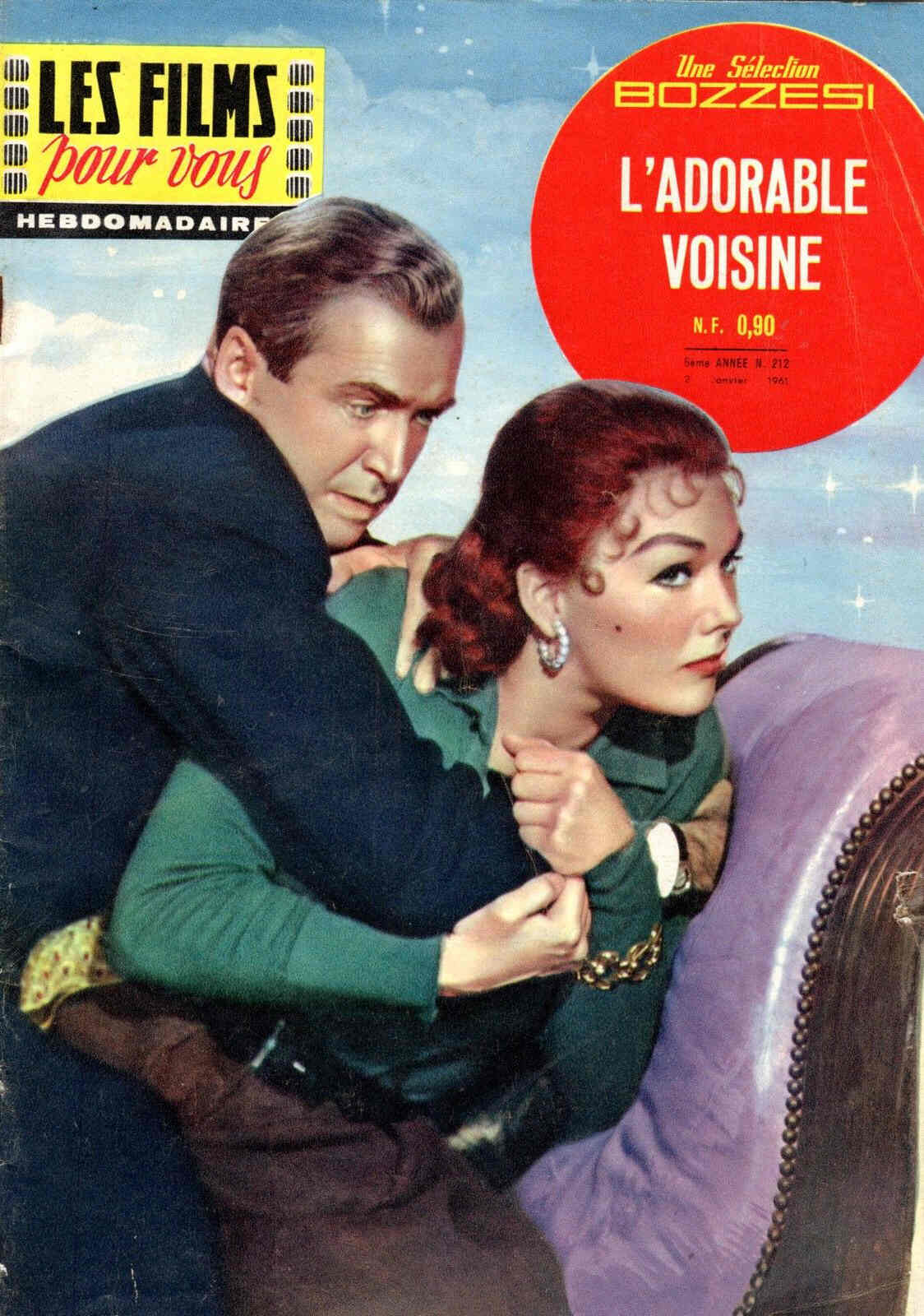 FILMS POUR VOUS | LES magazine side cover Issue 212 2 January 1961