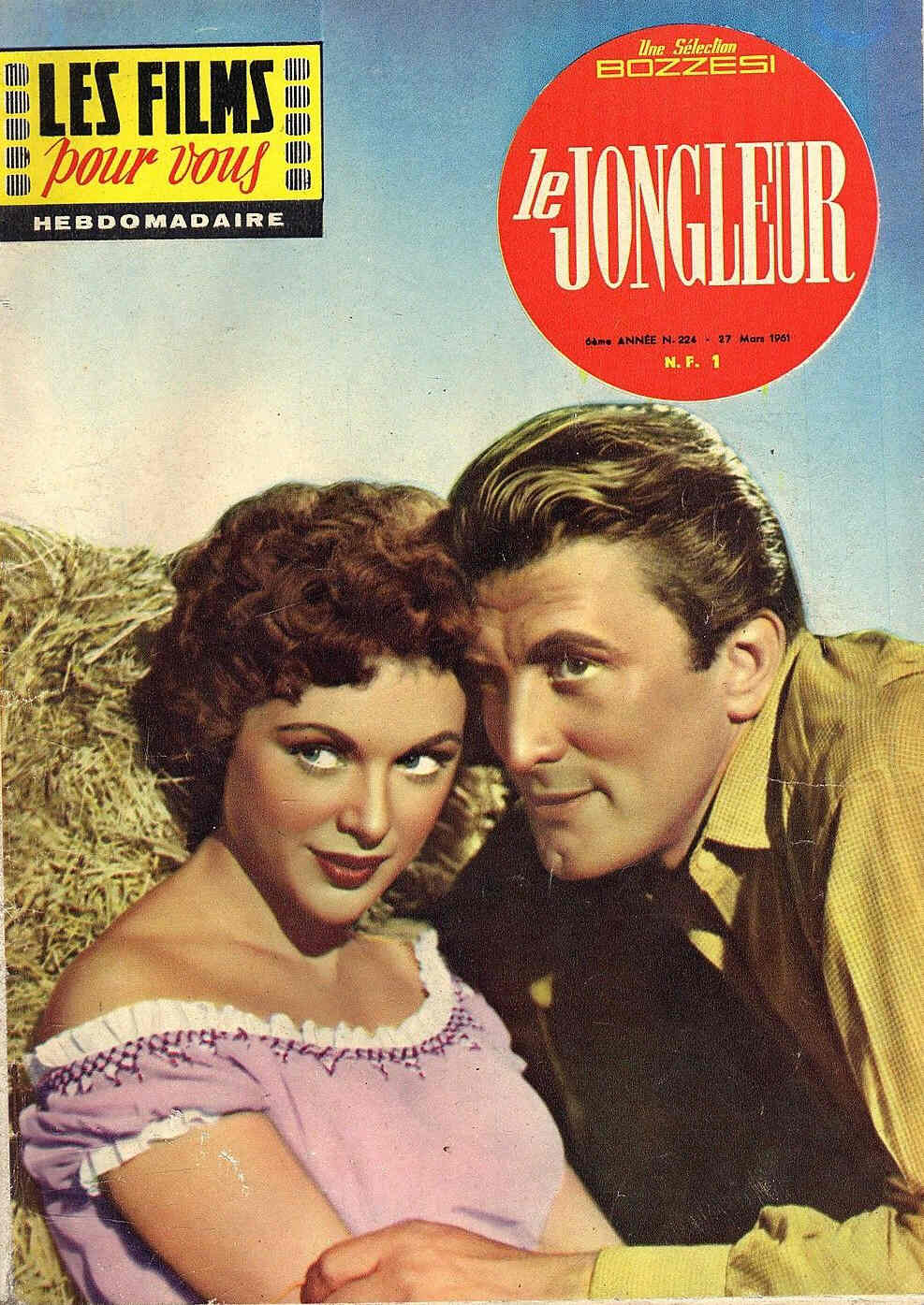 FILMS POUR VOUS | LES magazine side cover Issue 224 March 1961
