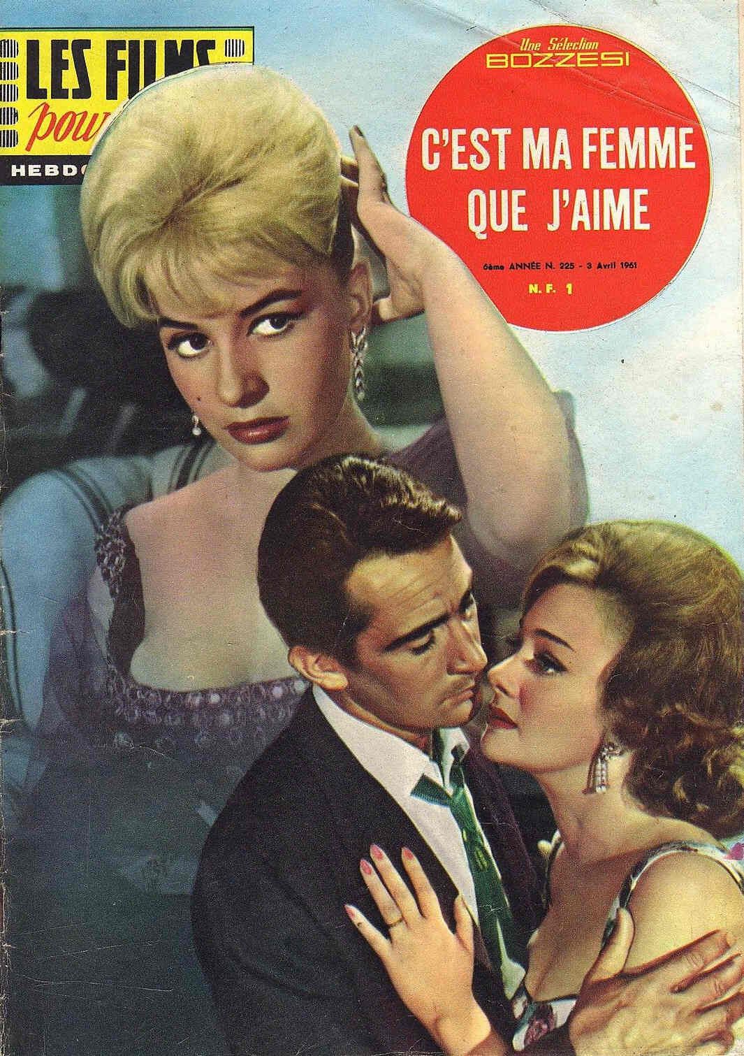FILMS POUR VOUS | LES magazine side cover Issue 225 April 1961