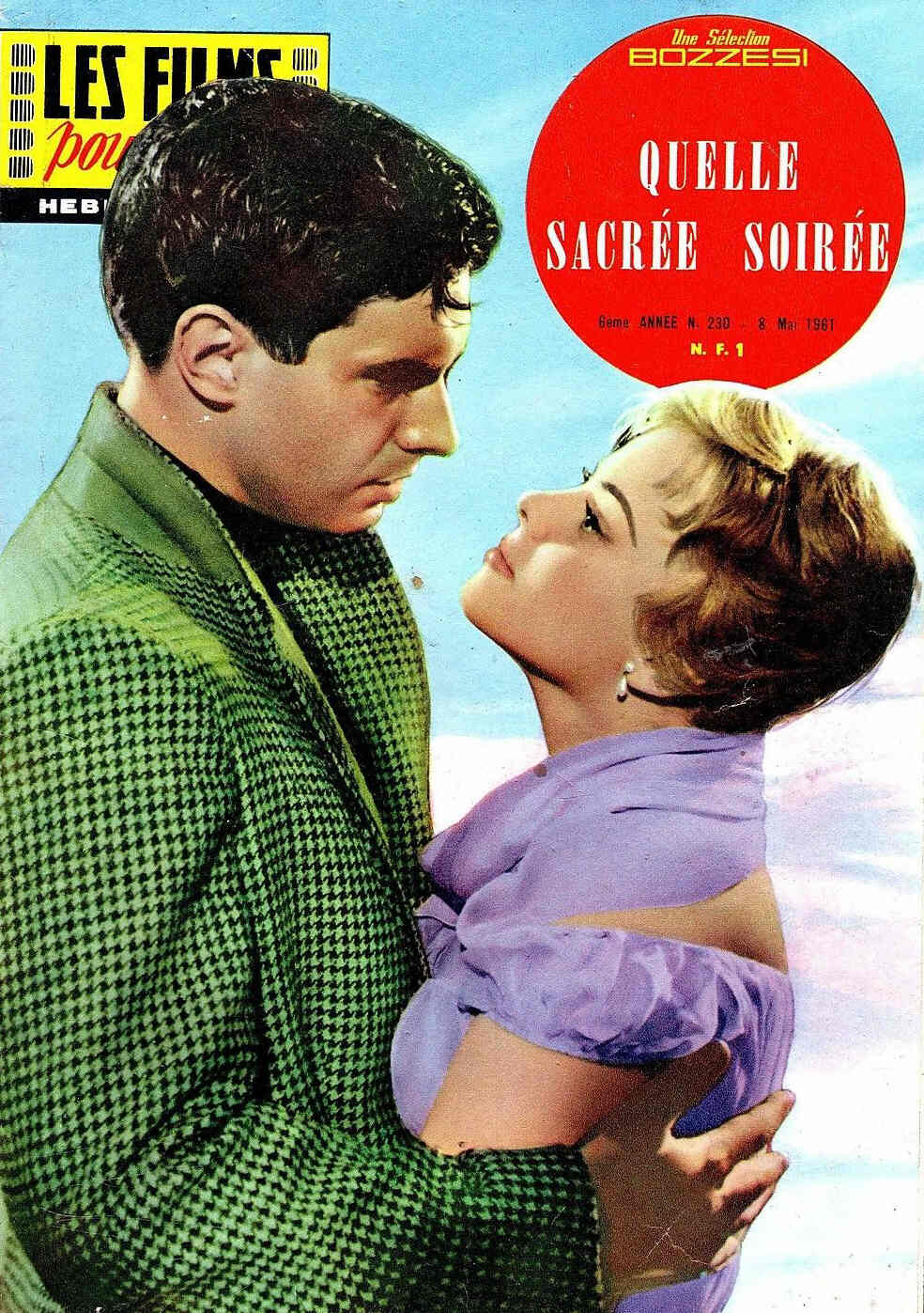 FILMS POUR VOUS | LES magazine side cover Issue 230 8 May 1961