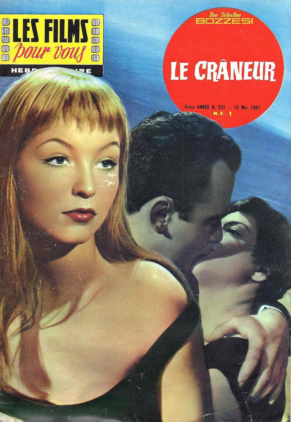 FILMS POUR VOUS | LES magazine side cover Issue 231 15 May 1961