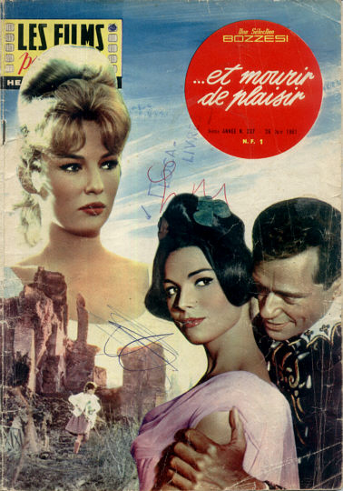 FILMS POUR VOUS | LES magazine side cover Issue 237 26 June 1961