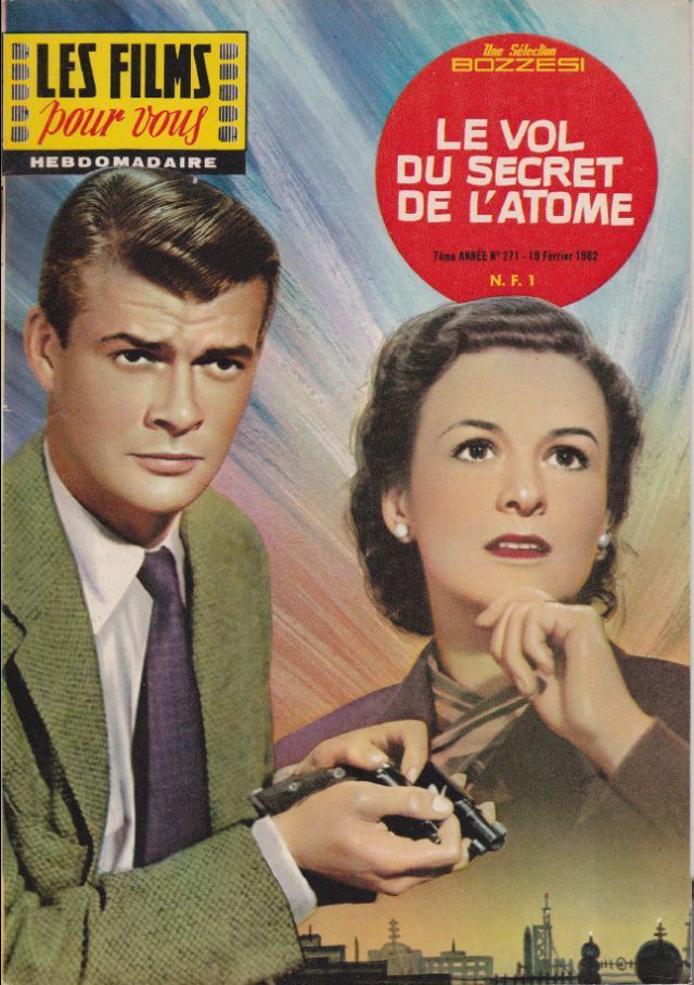 FILMS POUR VOUS | LES magazine side cover Issue 271 19 February 1962