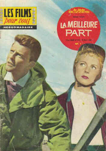 FILMS POUR VOUS | LES magazine side cover Issue 276 26 March 1962