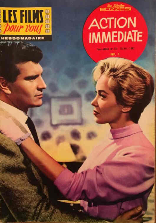 FILMS POUR VOUS | LES magazine side cover Issue 279 16 April 1962