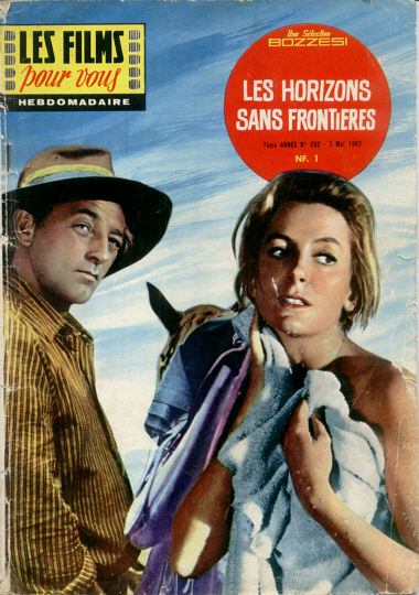 FILMS POUR VOUS | LES magazine side cover Issue 282 7 May 1962