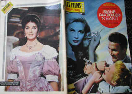 FILMS POUR VOUS | LES magazine side cover Issue 287 11 June 1962