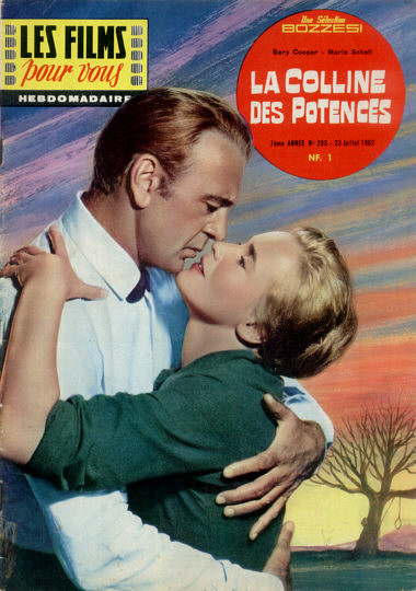 FILMS POUR VOUS | LES magazine side cover Issue 293 23 July 1962