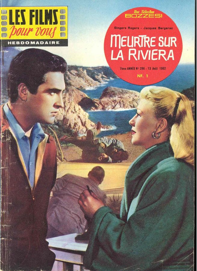 FILMS POUR VOUS | LES magazine side cover Issue 296 13 August 1962