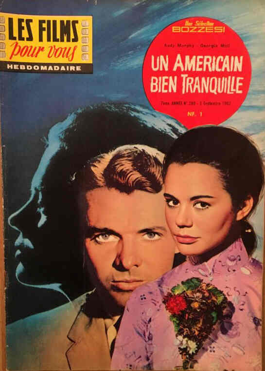 FILMS POUR VOUS | LES magazine side cover Issue 299 3 September 1962
