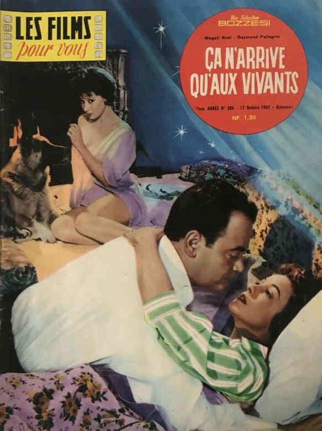 FILMS POUR VOUS | LES magazine side cover Issue 305  1962