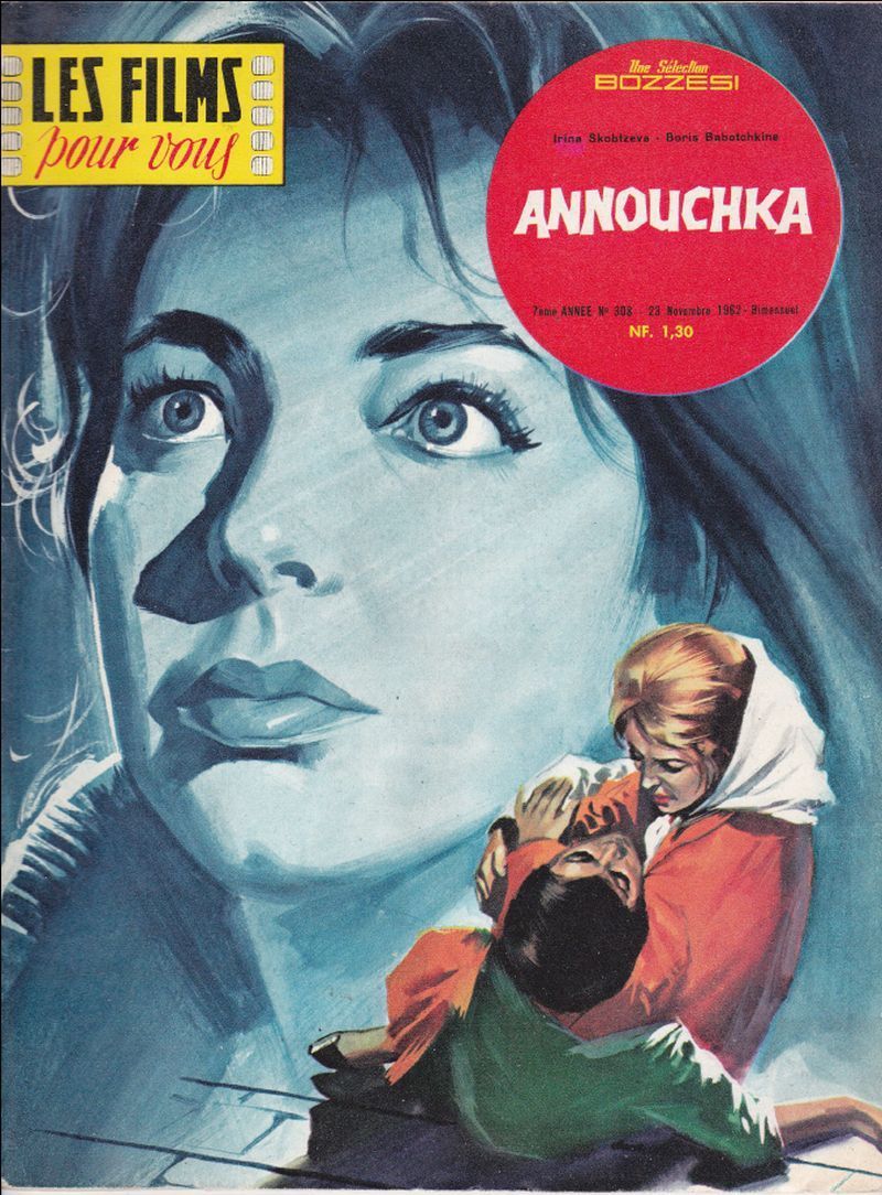 FILMS POUR VOUS | LES magazine side cover Issue 308 23 November 1962