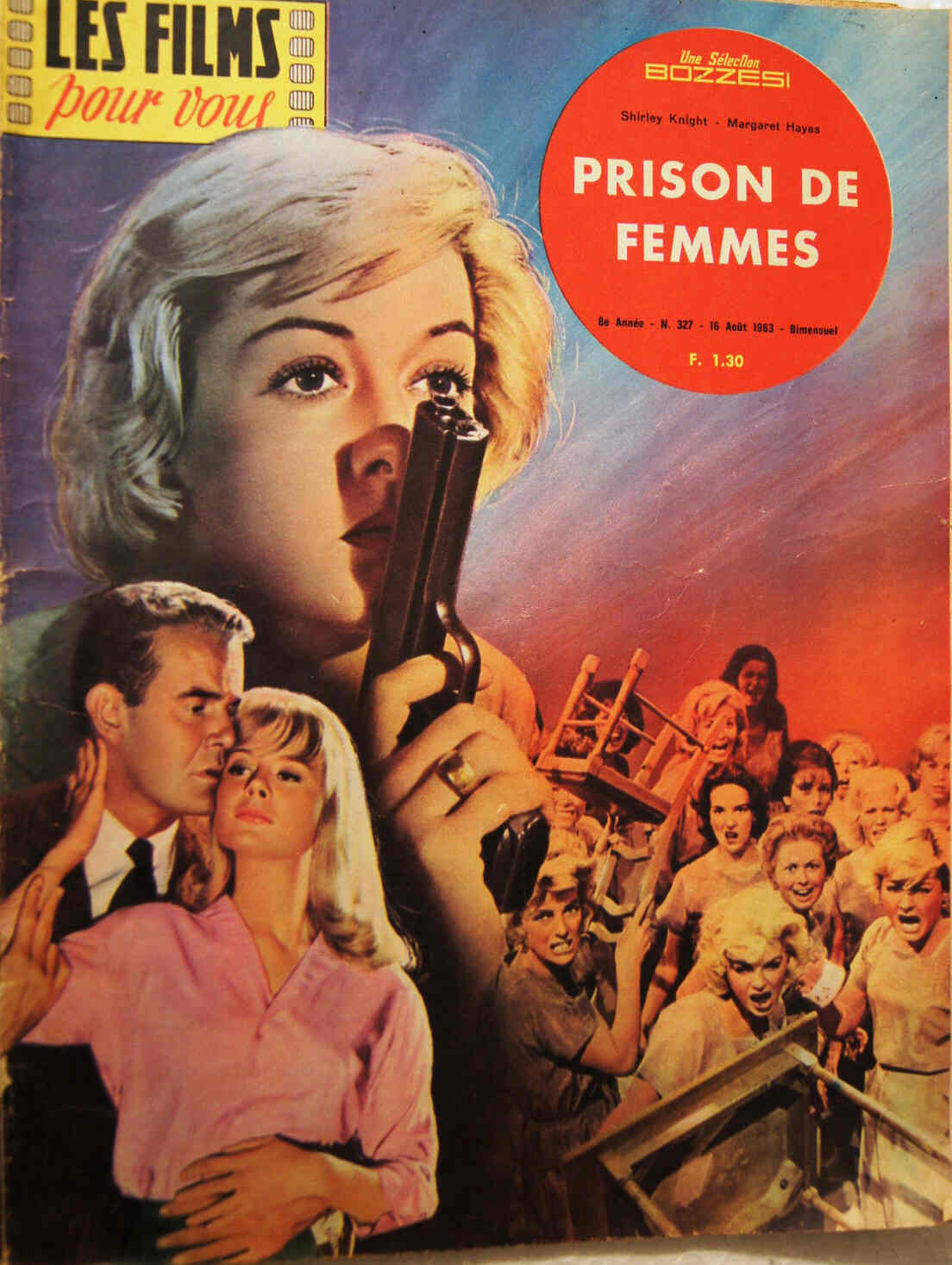 FILMS POUR VOUS | LES magazine side cover Issue 327 16 August 1963