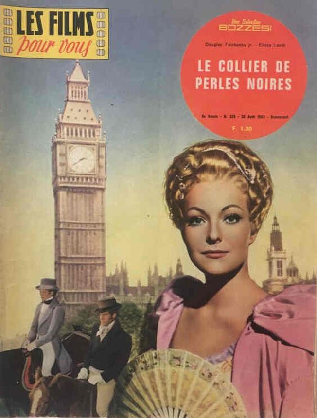 FILMS POUR VOUS | LES magazine side cover Issue 328 30 August 1963