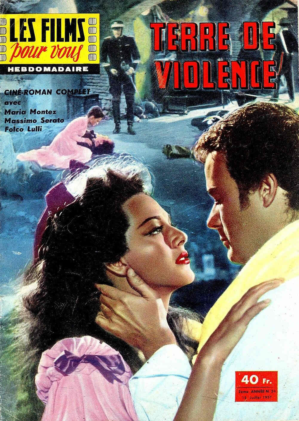 FILMS POUR VOUS | LES magazine side cover Issue 34 15 July 1957