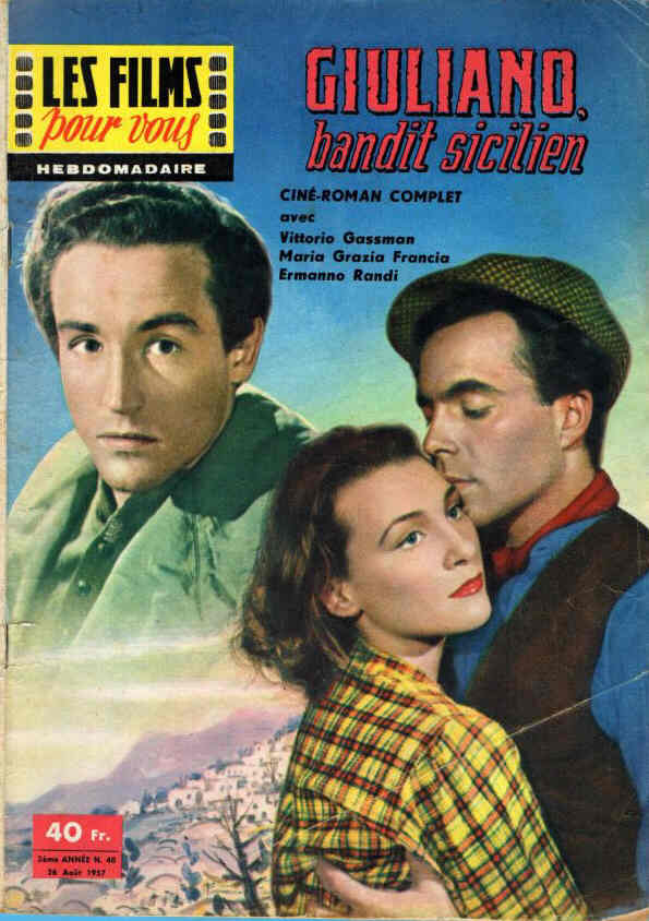FILMS POUR VOUS | LES magazine side cover Issue 40 26 August 1957