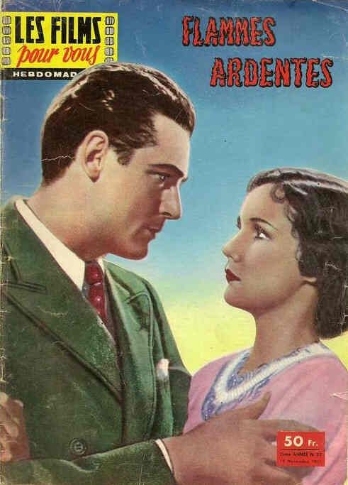 FILMS POUR VOUS | LES magazine side cover Issue 52 18 November 1957