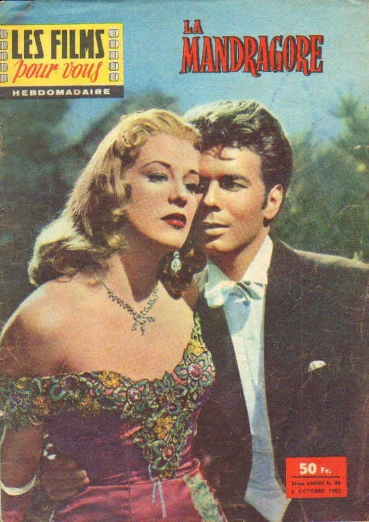 FILMS POUR VOUS | LES magazine side cover Issue 98 6 October 1958