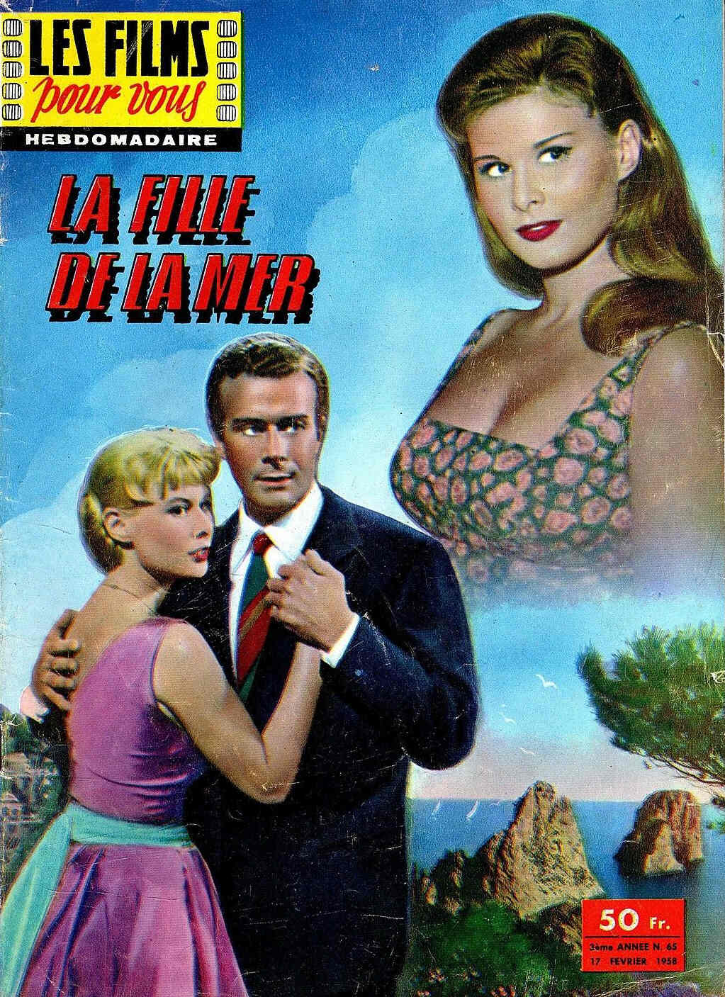 FILMS POUR VOUS | LES magazine side cover Issue 65 17 February 1958