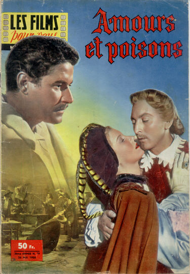 FILMS POUR VOUS | LES magazine side cover Issue 79 26 May 1958