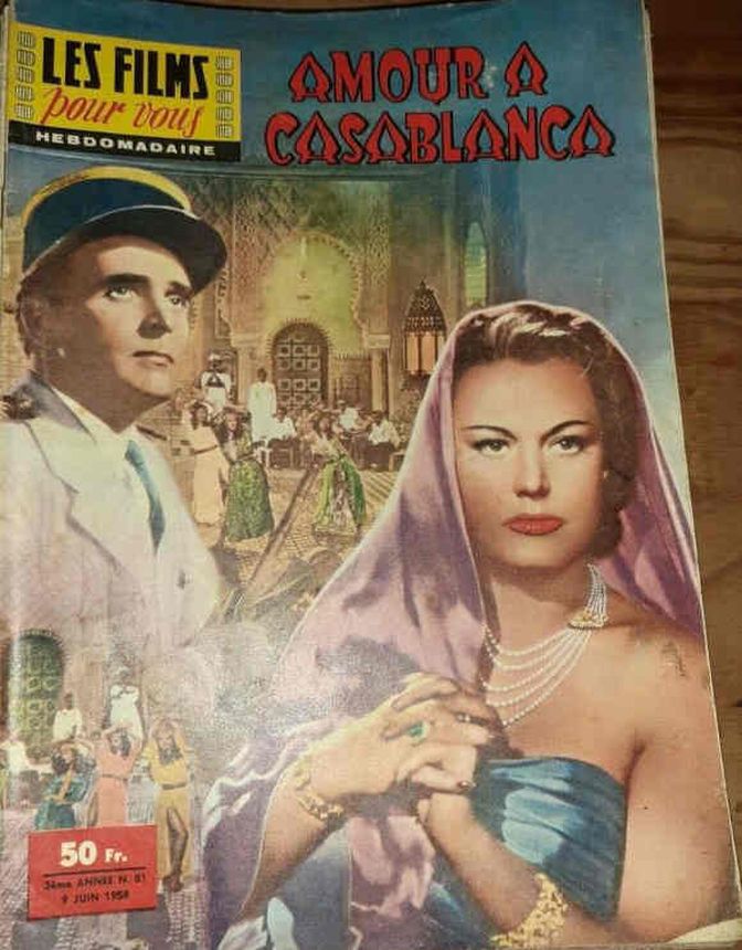 FILMS POUR VOUS | LES magazine side cover Issue 81 9 June 1958