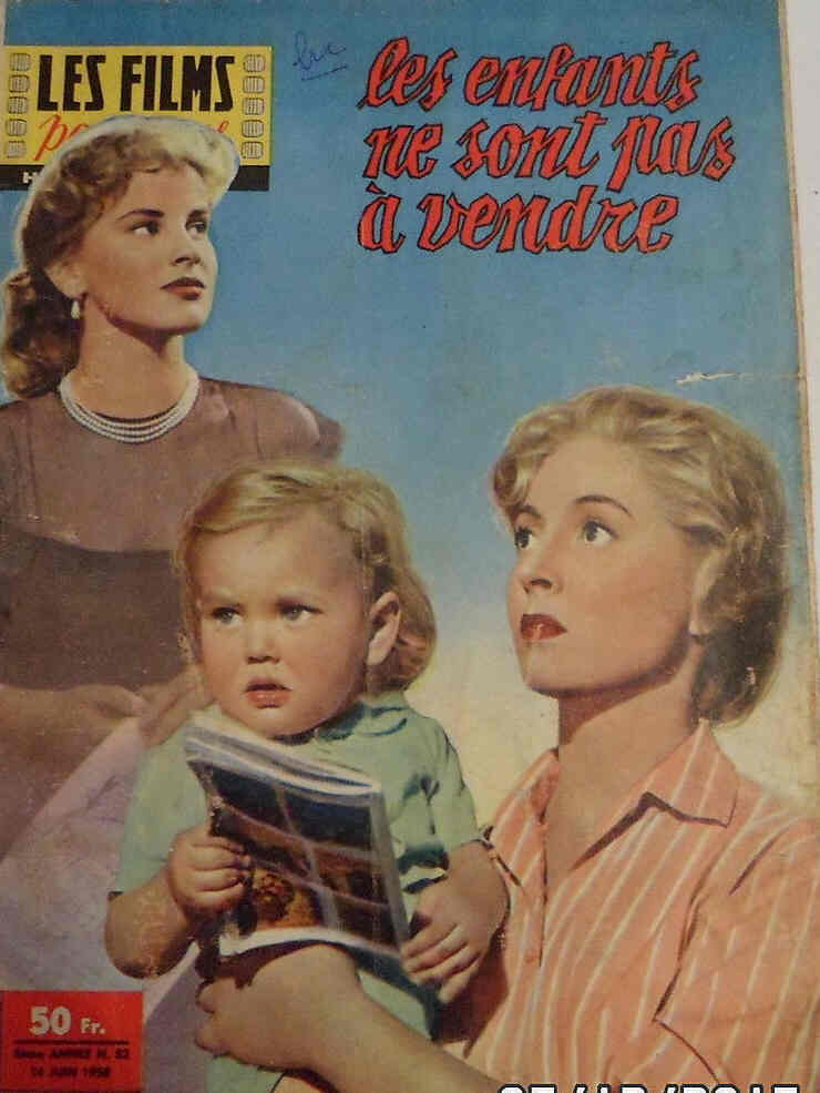 FILMS POUR VOUS | LES magazine side cover Issue 82 16 June 1958