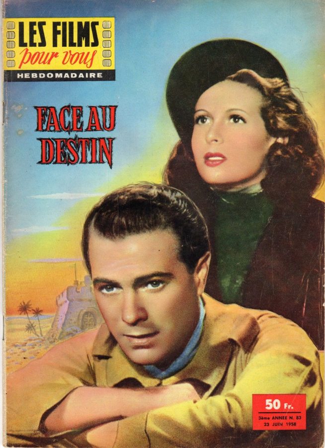 FILMS POUR VOUS | LES magazine side cover Issue 83 23 June 1958