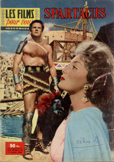 FILMS POUR VOUS | LES magazine side cover Issue 86 14 July 1958