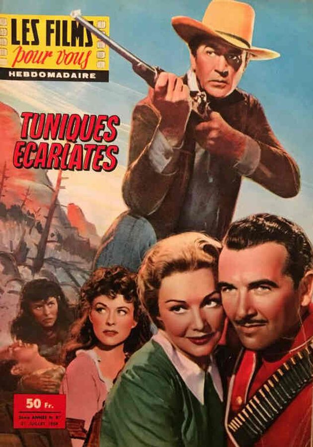 FILMS POUR VOUS | LES magazine side cover Issue 87 21 July 1958