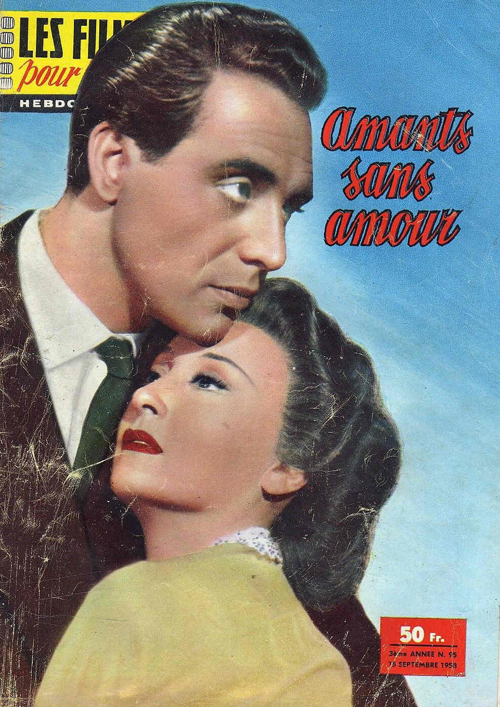 FILMS POUR VOUS | LES magazine side cover Issue 95 15 September 1958