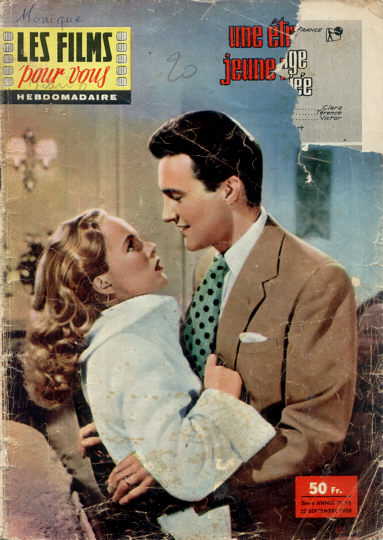 FILMS POUR VOUS | LES magazine side cover Issue 96 22 September 1958